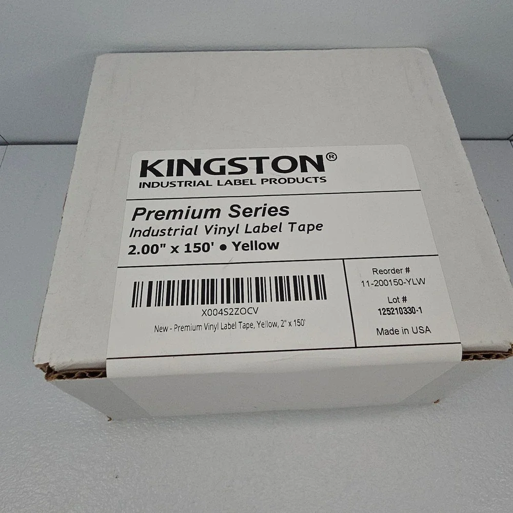 Kingston‎ Industrial Label Premium Series Vinyl Label Tape 2